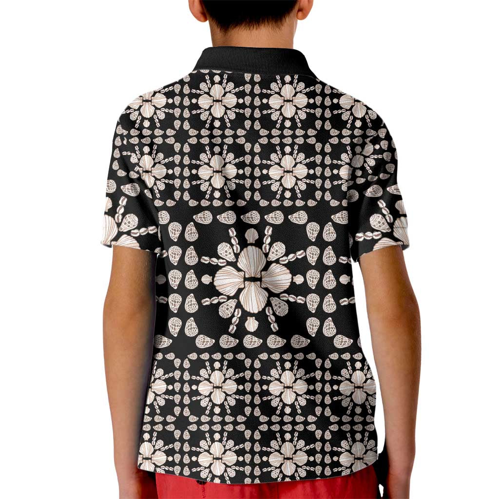 Aloha Hawaii Shell Quilt Kid Polo Shirt Seamless Style LT14 - Polynesian Pride