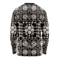 Aloha Hawaii Shell Quilt Long Sleeve Shirt Seamless Style - Polynesian Pride