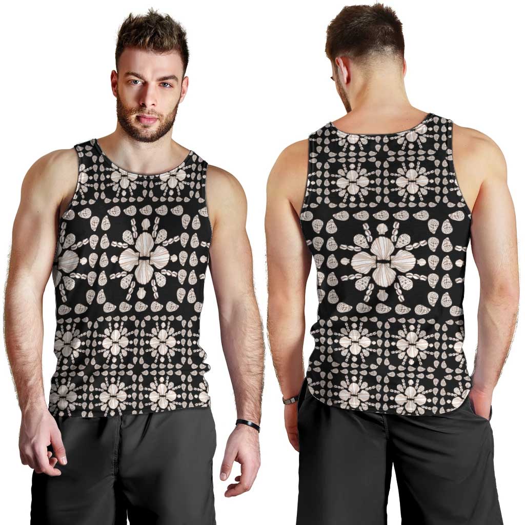 Aloha Hawaii Shell Quilt Men Tank Top Seamless Style - Polynesian Pride