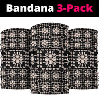 Aloha Hawaii Shell Quilt Neck Gaiter Seamless Style LT14 package One Size: 25*50cm Black - Polynesian Pride