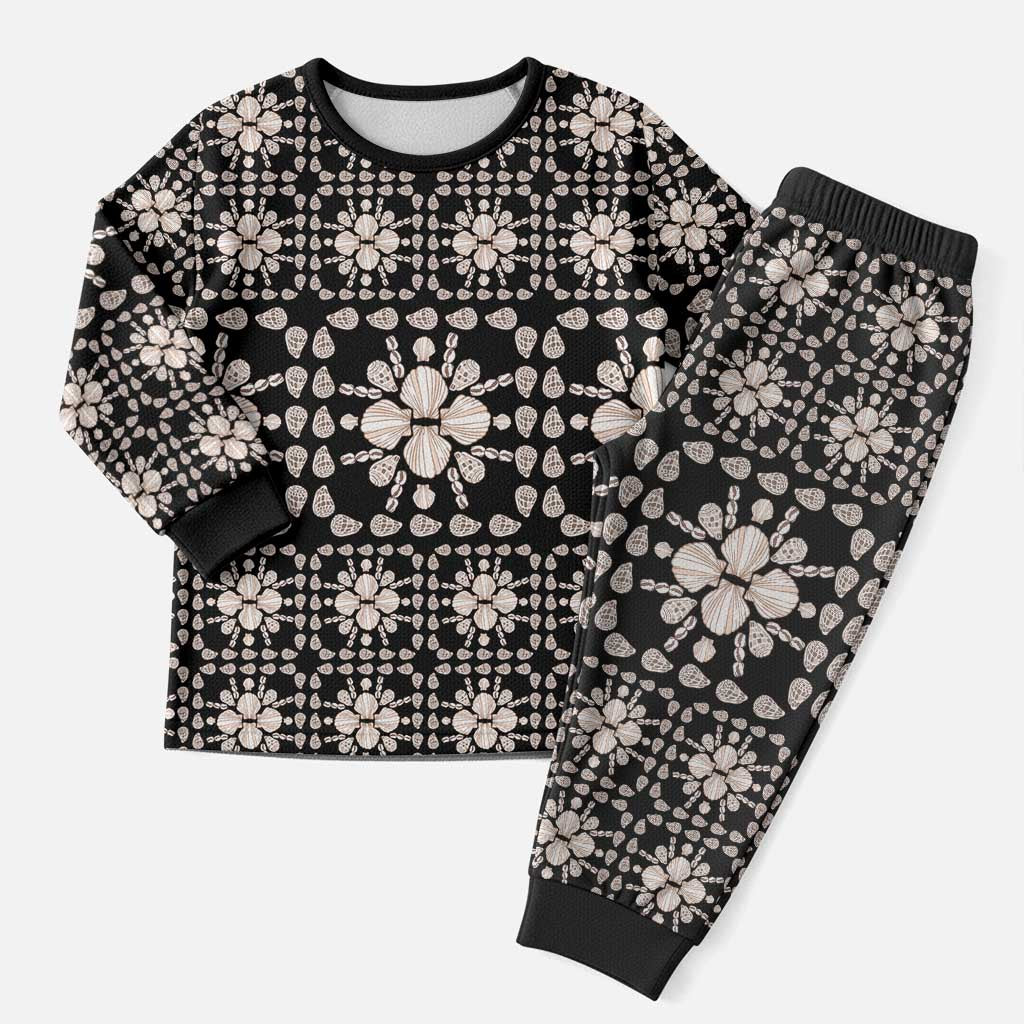 Aloha Hawaii Shell Quilt Christmas Pajama Set Seamless Style - Polynesian Pride