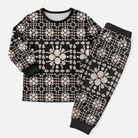 Aloha Hawaii Shell Quilt Christmas Pajama Set Seamless Style - Polynesian Pride