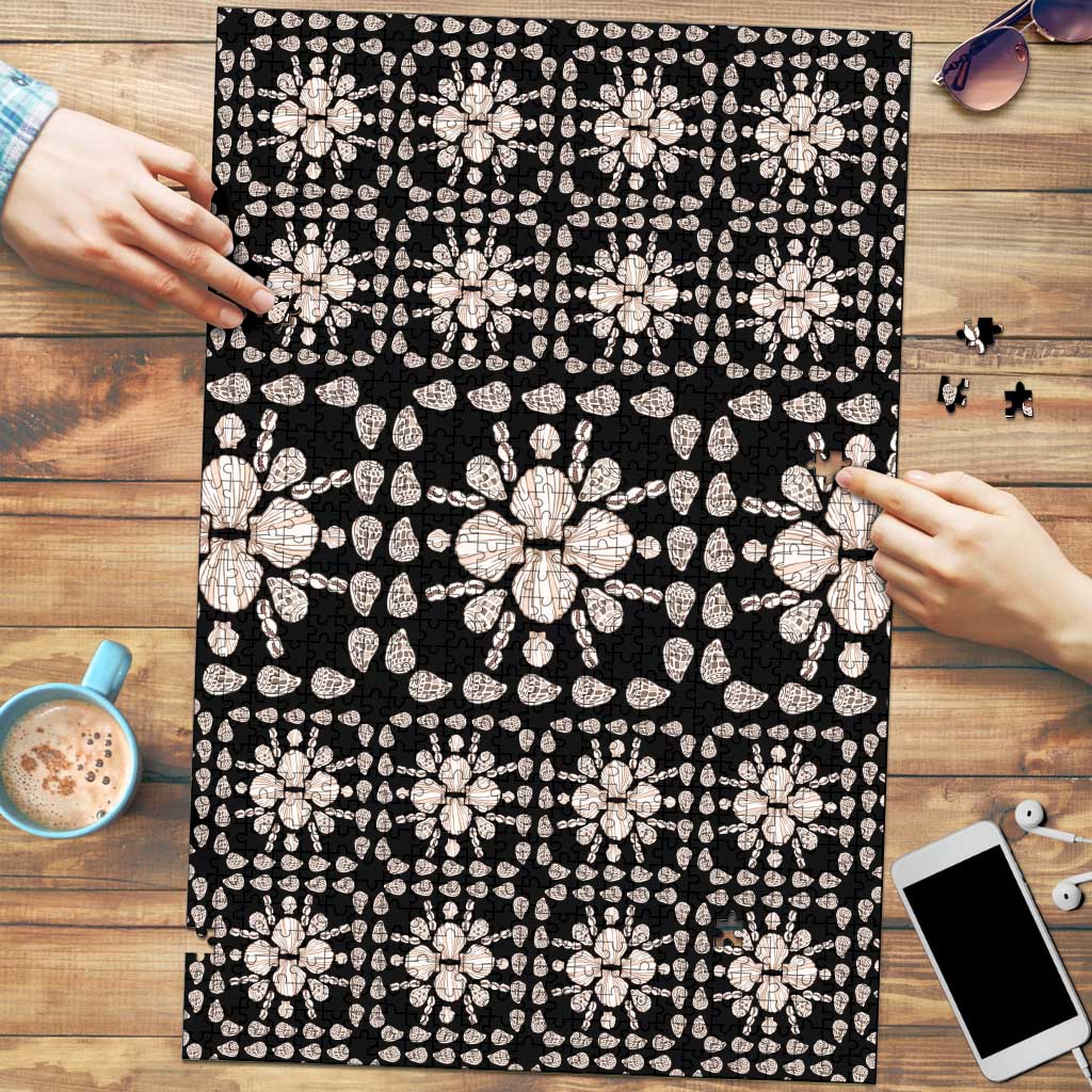 Aloha Hawaii Shell Quilt Puzzle Seamless Style - Polynesian Pride