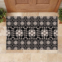 Aloha Hawaii Shell Quilt Rubber Doormat Seamless Style - Polynesian Pride