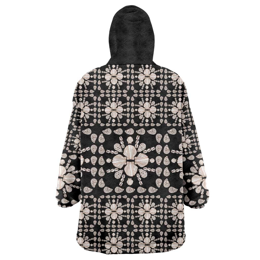 Aloha Hawaii Shell Quilt Wearable Blanket Hoodie Seamless Style - Polynesian Pride