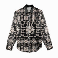 Aloha Hawaii Shell Quilt Women Casual Shirt Seamless Style LT14 - Polynesian Pride