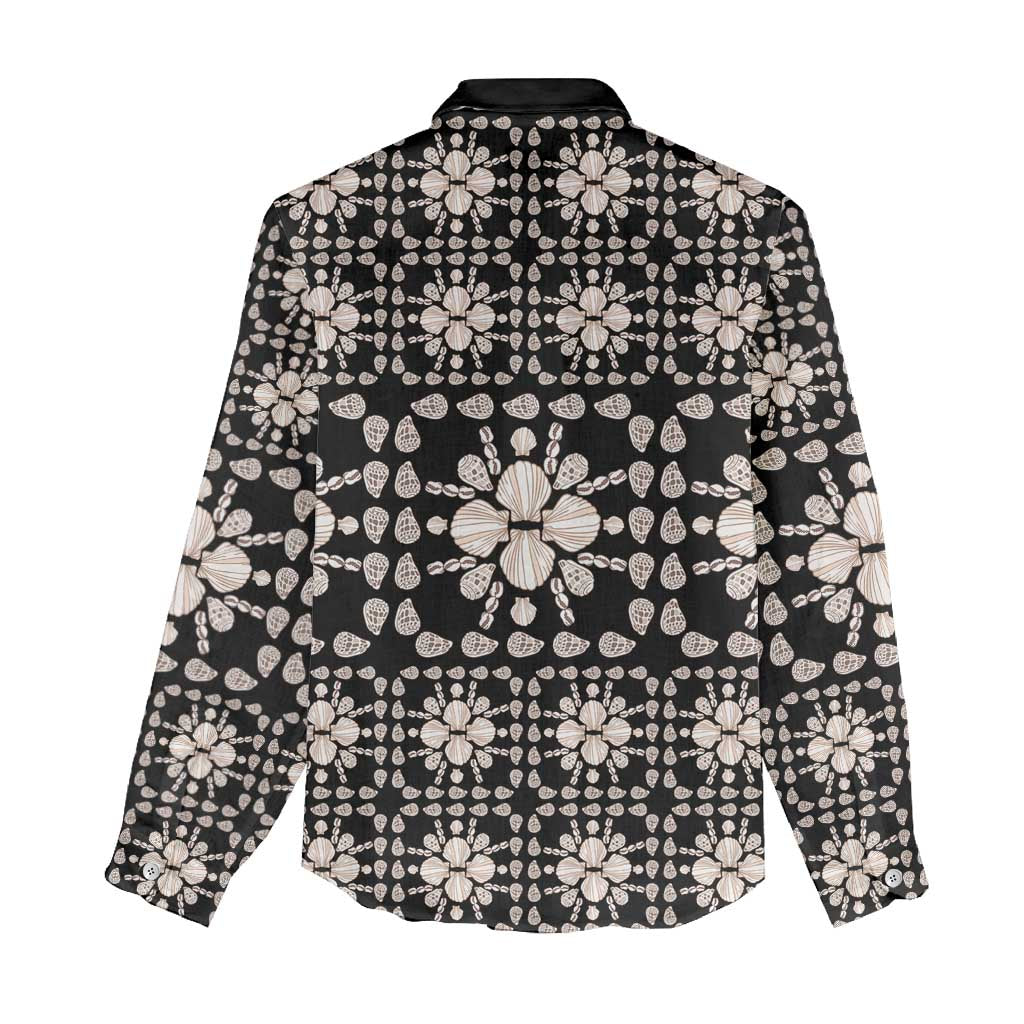 Aloha Hawaii Shell Quilt Women Casual Shirt Seamless Style LT14 - Polynesian Pride