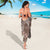 Mocha Mousse Polynesian Tribal Frangipani Tropical Vibe Sarong