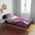 Pink Polynesian Tribal Frangipani Tropical Vibe Bedding Set