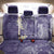 Violet Polynesian Tribal Frangipani Tropical Vibe Back Car Seat Cover