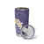 Violet Polynesian Tribal Frangipani Tropical Vibe Tumbler Cup