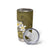 Gold Polynesian Tribal Frangipani Tropical Vibe Tumbler Cup