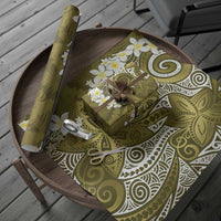 Gold Polynesian Tribal Frangipani Tropical Vibe Wrapping Paper - Polynesian Pride