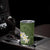 Green Polynesian Tribal Frangipani Tropical Vibe Tumbler Cup