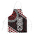 Red Aotearoa Niho Taniwha Apron Maori Mythology Tooth - Taniko Motifs - Polynesian Pride