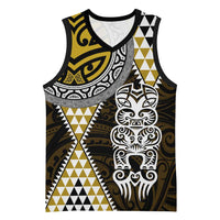 Yellow Aotearoa Niho Taniwha Basketball Jersey Maori Mythology Tooth - Taniko Motifs LT14 Unisex Yellow - Polynesian Pride