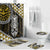 Yellow Aotearoa Niho Taniwha Bathroom Set Maori Mythology Tooth - Taniko Motifs - Polynesian Pride