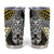 Yellow Aotearoa Niho Taniwha Tumbler Cup Maori Mythology Tooth - Taniko Motifs
