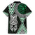 Green Aotearoa Niho Taniwha Hawaiian Shirt Maori Mythology Tooth - Taniko Motifs