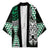 Green Aotearoa Niho Taniwha Kimono Maori Mythology Tooth - Taniko Motifs - Polynesian Pride