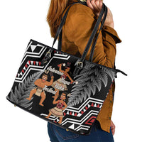 Aotearoa Kapa Haka Leather Tote Bag 2025 Festival - Traditional Maori Dance
