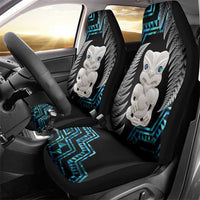 Aotearoa Taniko Paua Shell With Hei Tiki Car Seat Cover