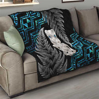 Aotearoa Taniko Paua Shell With Hei Tiki Quilt LT14 - Polynesian Pride