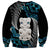 Aotearoa Taniko Paua Shell With Hei Tiki Sweatshirt