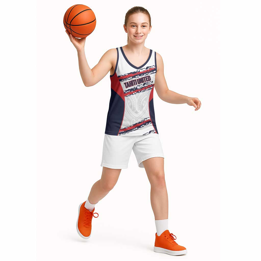 AS Venus Tahiti Football Custom Basketball Jersey Go Champions Polynesian Pattern