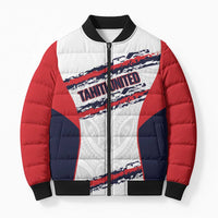 AS Venus Tahiti Football Custom Bomber Puffer Jacket Go Champions Polynesian Pattern