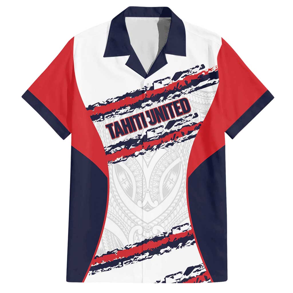 AS Venus Tahiti Football Custom Hawaiian Shirt Go Champions Polynesian Pattern