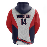 AS Venus Tahiti Football Custom Hoodie Go Champions Polynesian Pattern