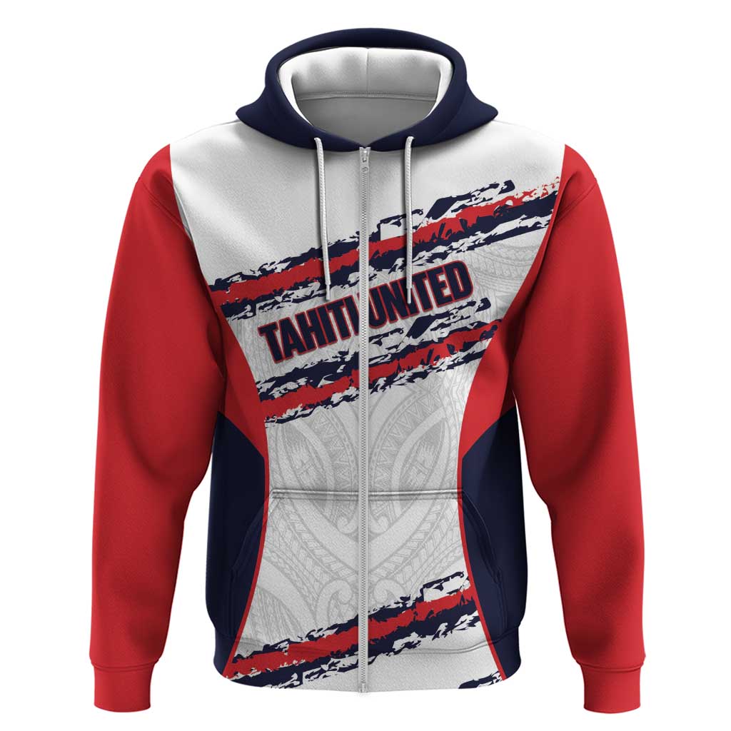 AS Venus Tahiti Football Custom Hoodie Go Champions Polynesian Pattern