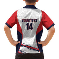 AS Venus Tahiti Football Custom Kid Hawaiian Shirt Go Champions Polynesian Pattern