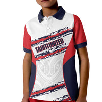 AS Venus Tahiti Football Custom Kid Polo Shirt Go Champions Polynesian Pattern