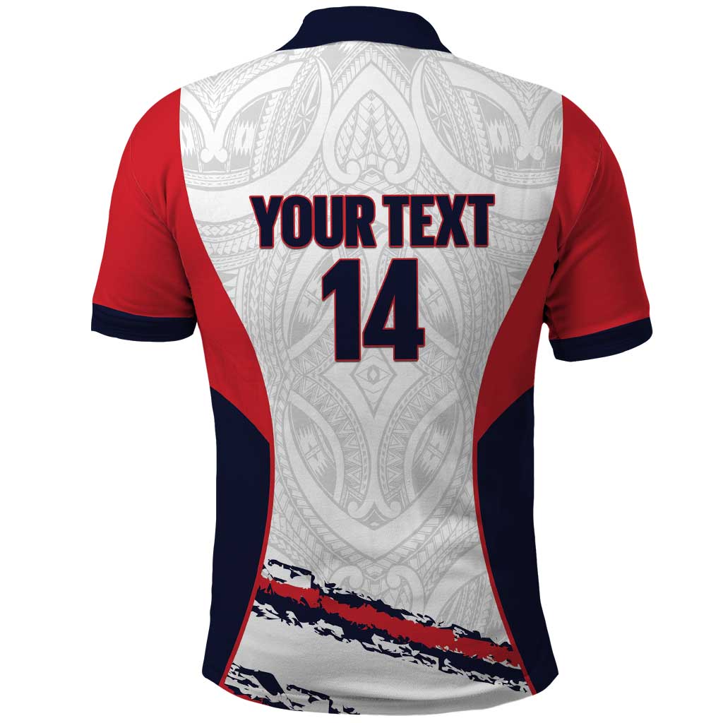 AS Venus Tahiti Football Custom Polo Shirt Go Champions Polynesian Pattern