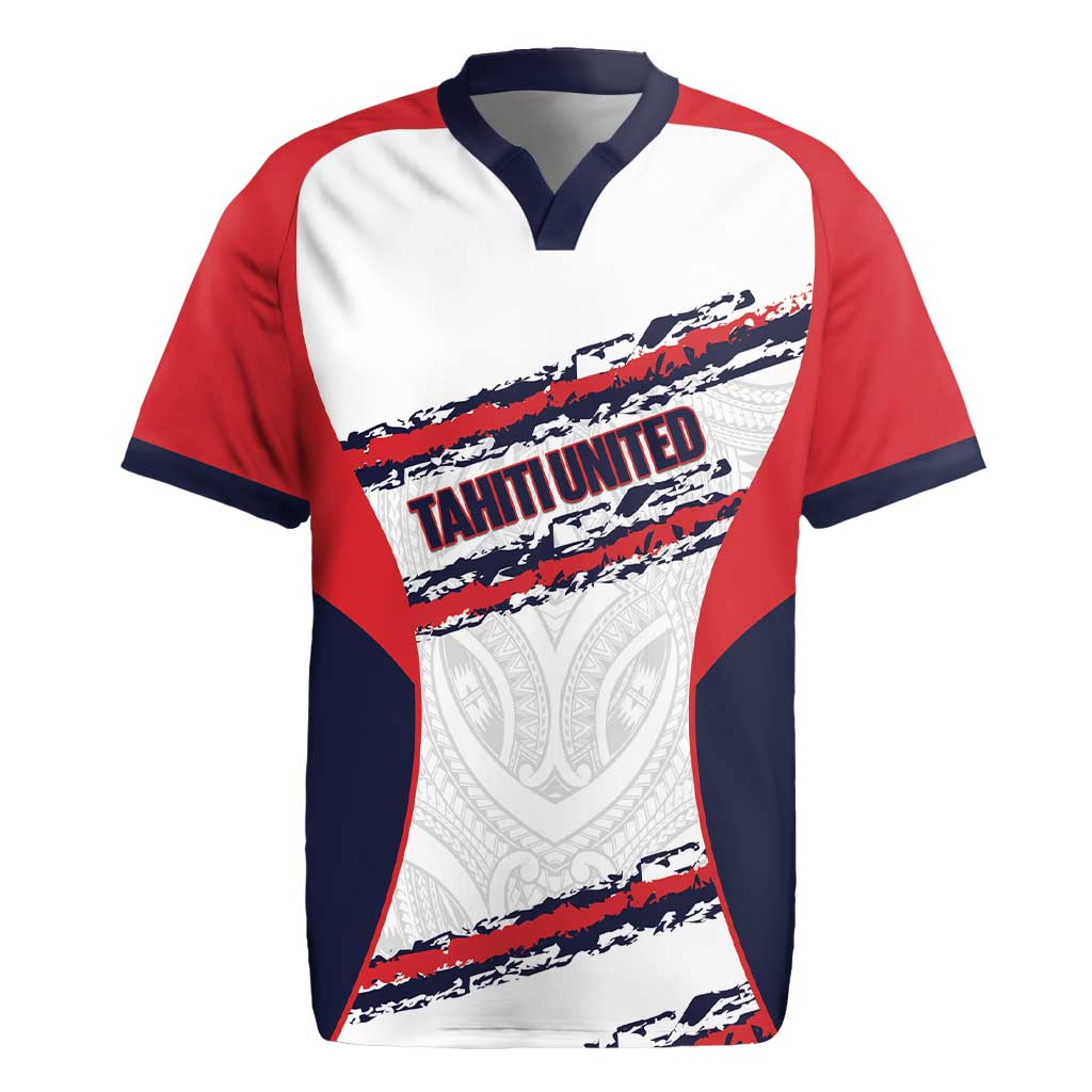 AS Venus Tahiti Football Custom Rugby Jersey Go Champions Polynesian Pattern