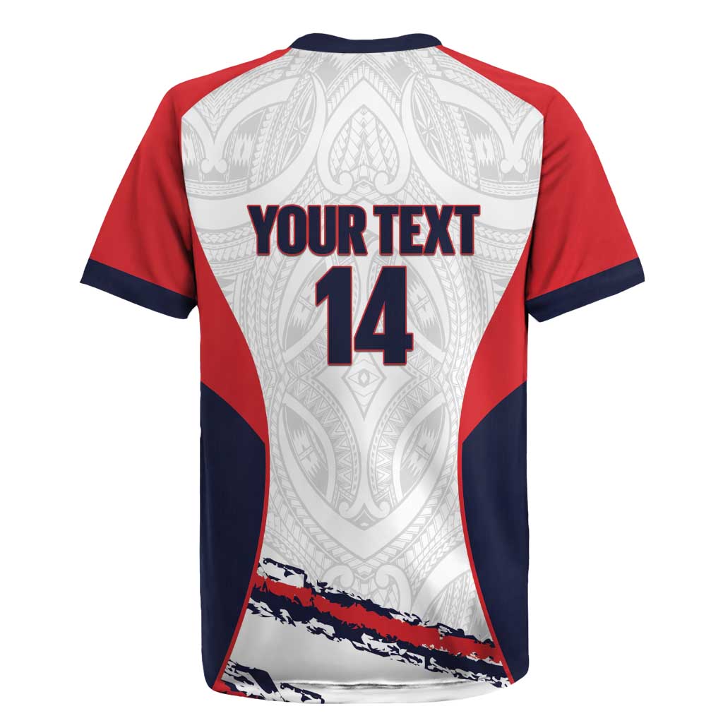 AS Venus Tahiti Football Custom Rugby Jersey Go Champions Polynesian Pattern