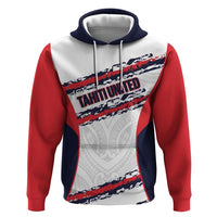 AS Venus Tahiti Football Custom Zip Hoodie Go Champions Polynesian Pattern