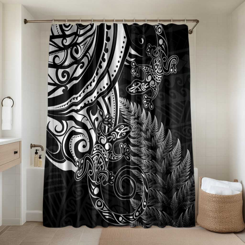 New Zealand Lizard Bathroom Set Silver Fern Aotearoa Maori - Polynesian Pride
