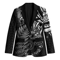 New Zealand Lizard Blazer Silver Fern Aotearoa Maori - Polynesian Pride