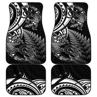 New Zealand Lizard Car Mats Silver Fern Aotearoa Maori
