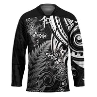 New Zealand Lizard Hockey Jersey Silver Fern Aotearoa Maori - Polynesian Pride