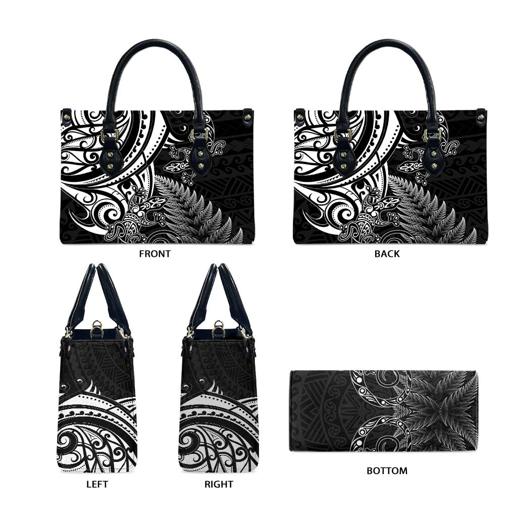 New Zealand Lizard Leather Bag Silver Fern Aotearoa Maori - Polynesian Pride