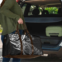 New Zealand Lizard Travel Bag Silver Fern Aotearoa Maori - Polynesian Pride