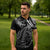 New Zealand Lizard Zipper Polo Shirt Silver Fern Aotearoa Maori - Polynesian Pride