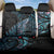 New Zealand Lizard Back Car Seat Cover Silver Fern Aotearoa Maori With Paua Shell LT14