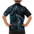 New Zealand Lizard Family Matching Mermaid Dress and Hawaiian Shirt Silver Fern Aotearoa Maori With Paua Shell LT14 - Polynesian Pride