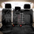 Custom New Zealand Haka Rugby Back Car Seat Cover 2024 Pacific Go Black Silver Fern LT14
