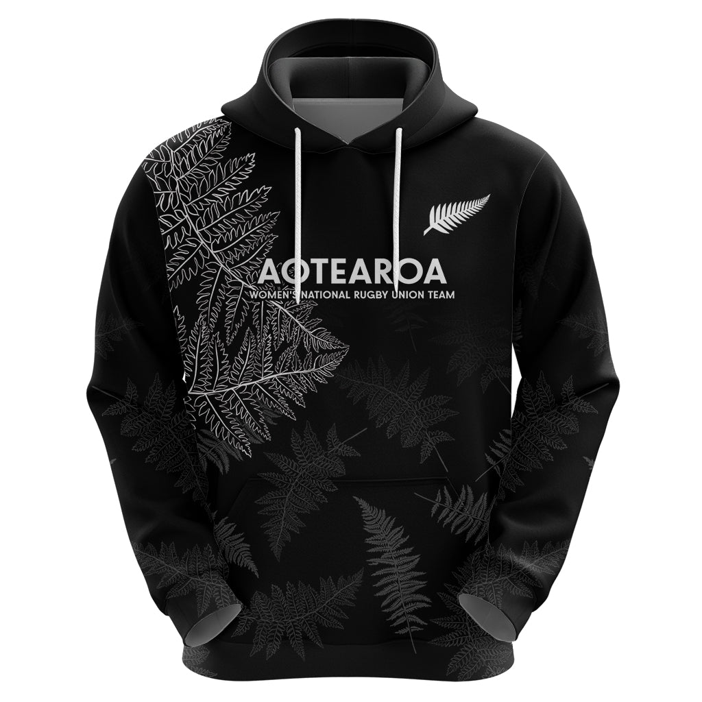 New Zealand Haka Rugby Hoodie 2024 Pacific Go Black Silver Fern LT14 - Polynesian Pride